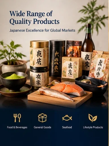 Packaged Japanese tea and food products